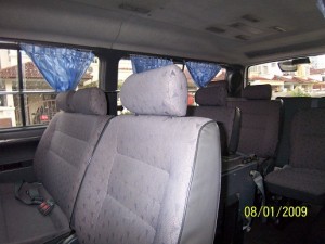 Inside Van