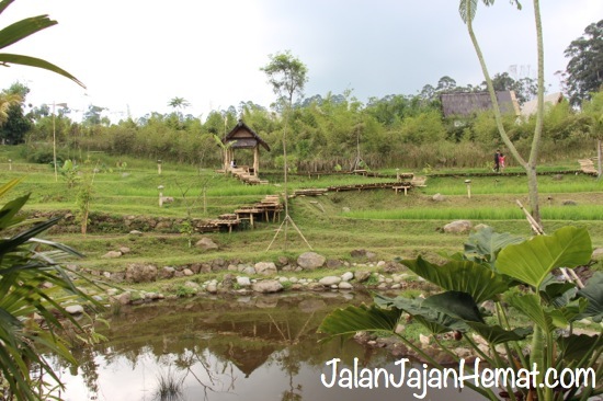 Pemandangan di salah satu sudut Dusun Bambu