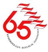 HUT RI ke 65 – mari cintai Indonesia